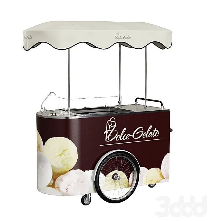 Ice Cream Trolley "Dolce Gelato"